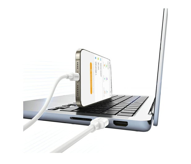 USAMS Kabek U90 3A USB-A do USB-C biały - 1569160 - zdjęcie 6